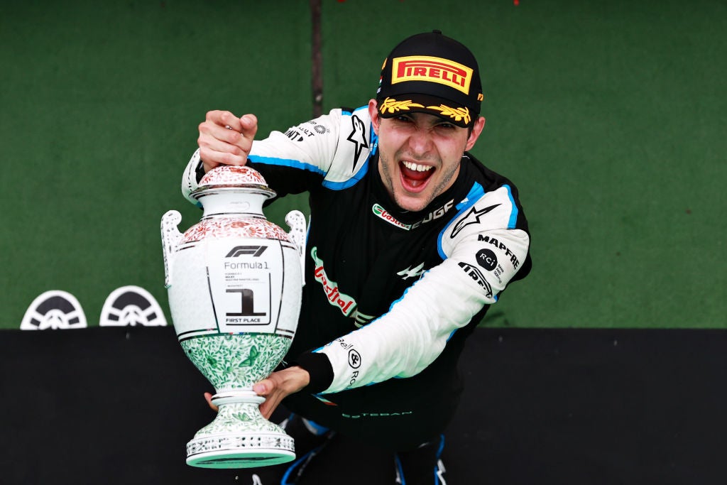 Esteban Ocon took a surprise win at the 2021 Hungarian Grand Prix