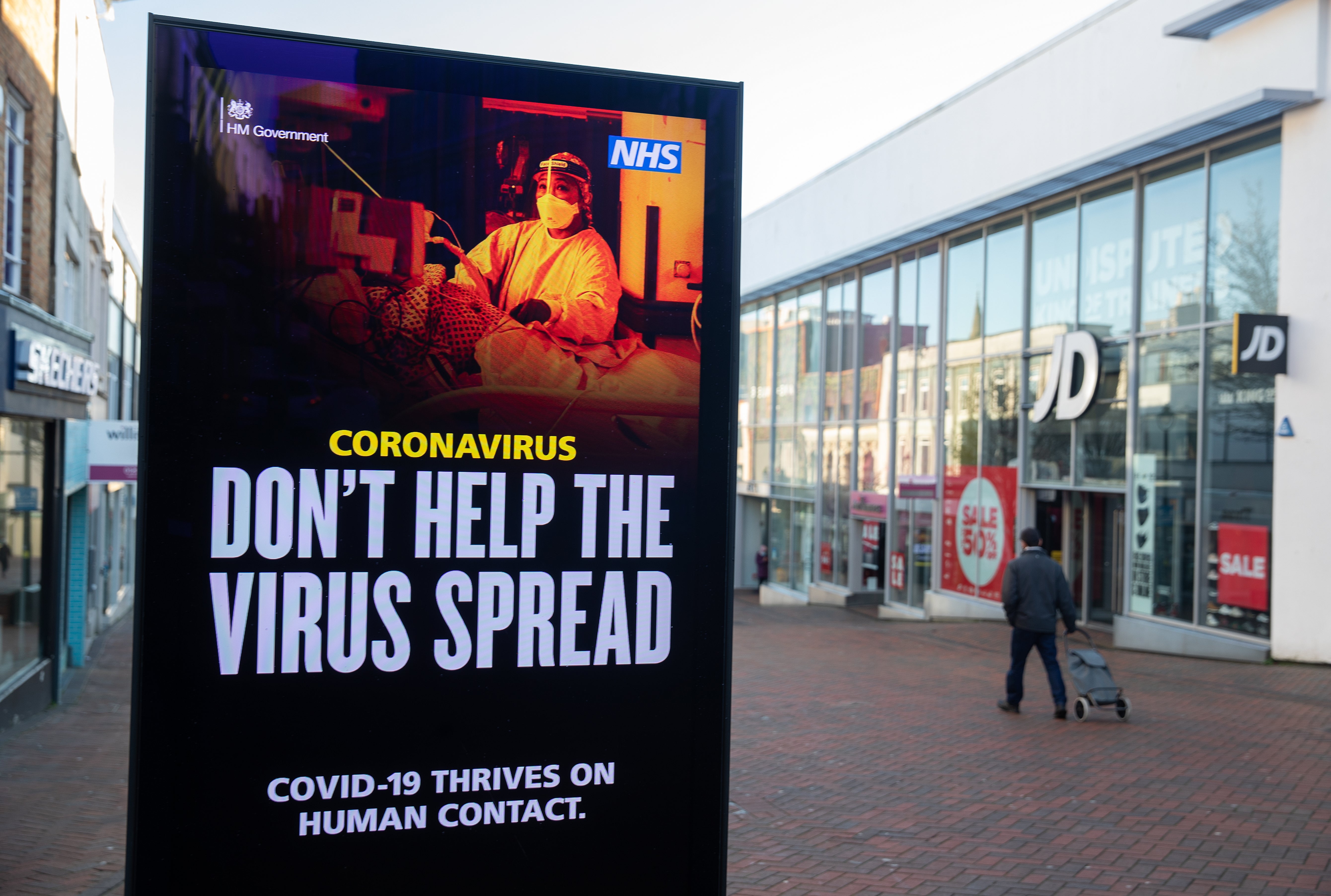 A sign on Commercial Road in Bournemouth (Andrew Matthews/PA)