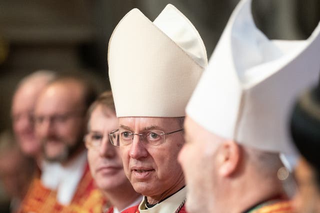 The Archbishop of Canterbury, the Most Reverend Justin Welby, will be making his Christmas sermon at Canterbury Cathedral (Stefan Rousseau/PA)