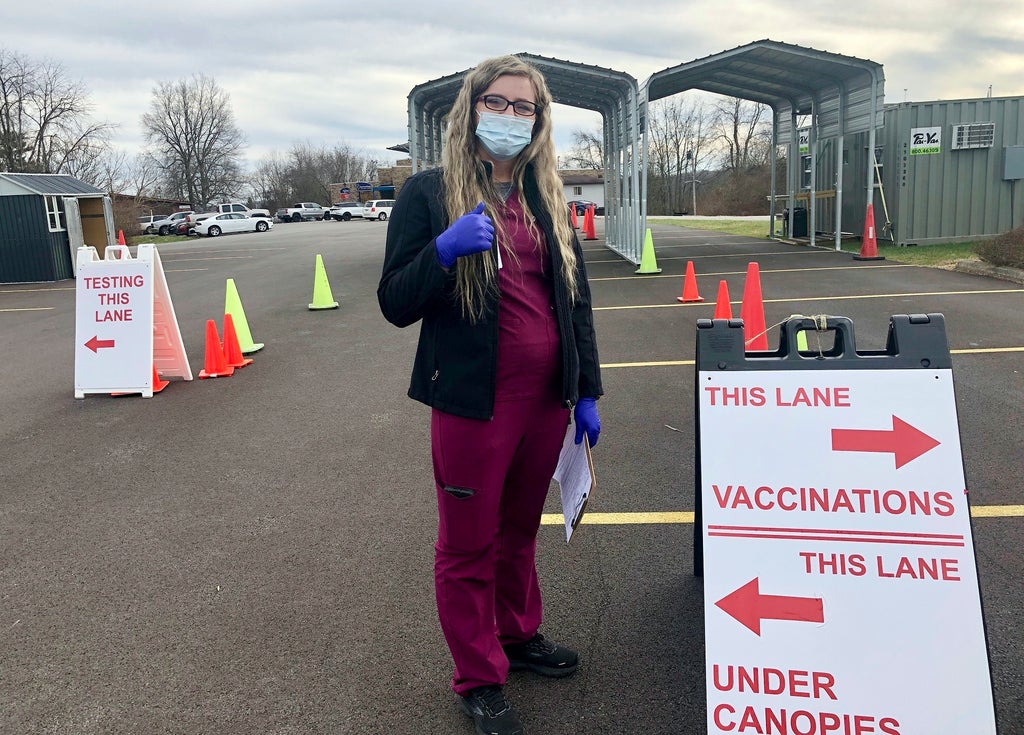 At West Virginia vaccine clinic, pandemic fatigue sets in