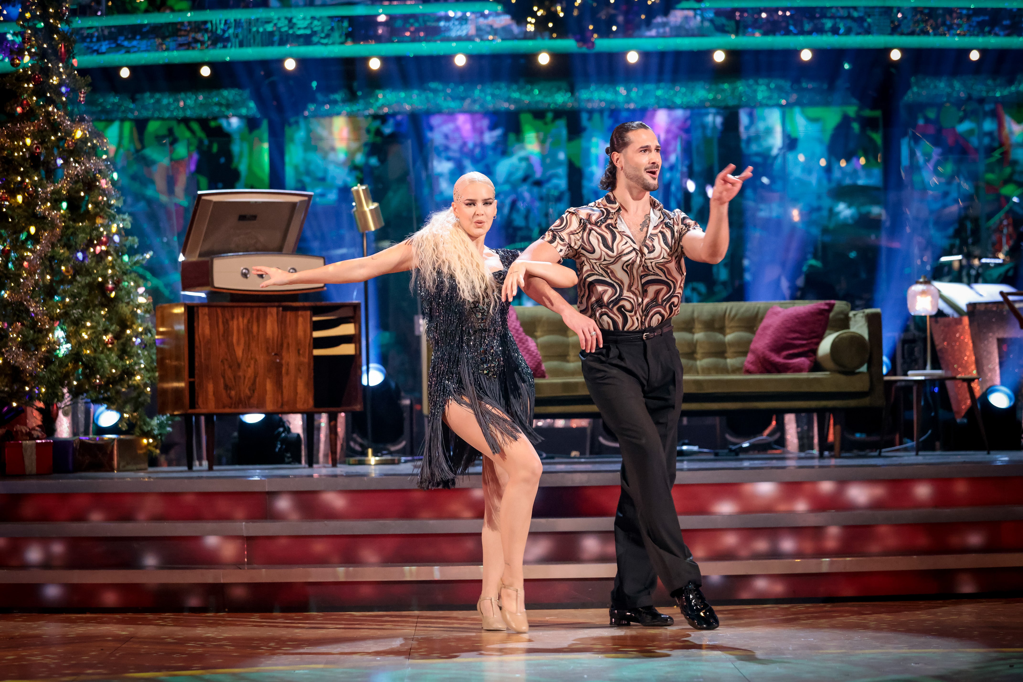 Strictly Come Dancing Christmas Special 2021 Picture Shows: Anne Marie, Graziano Di Prima – (C) BBC – Photographer: Guy Levy