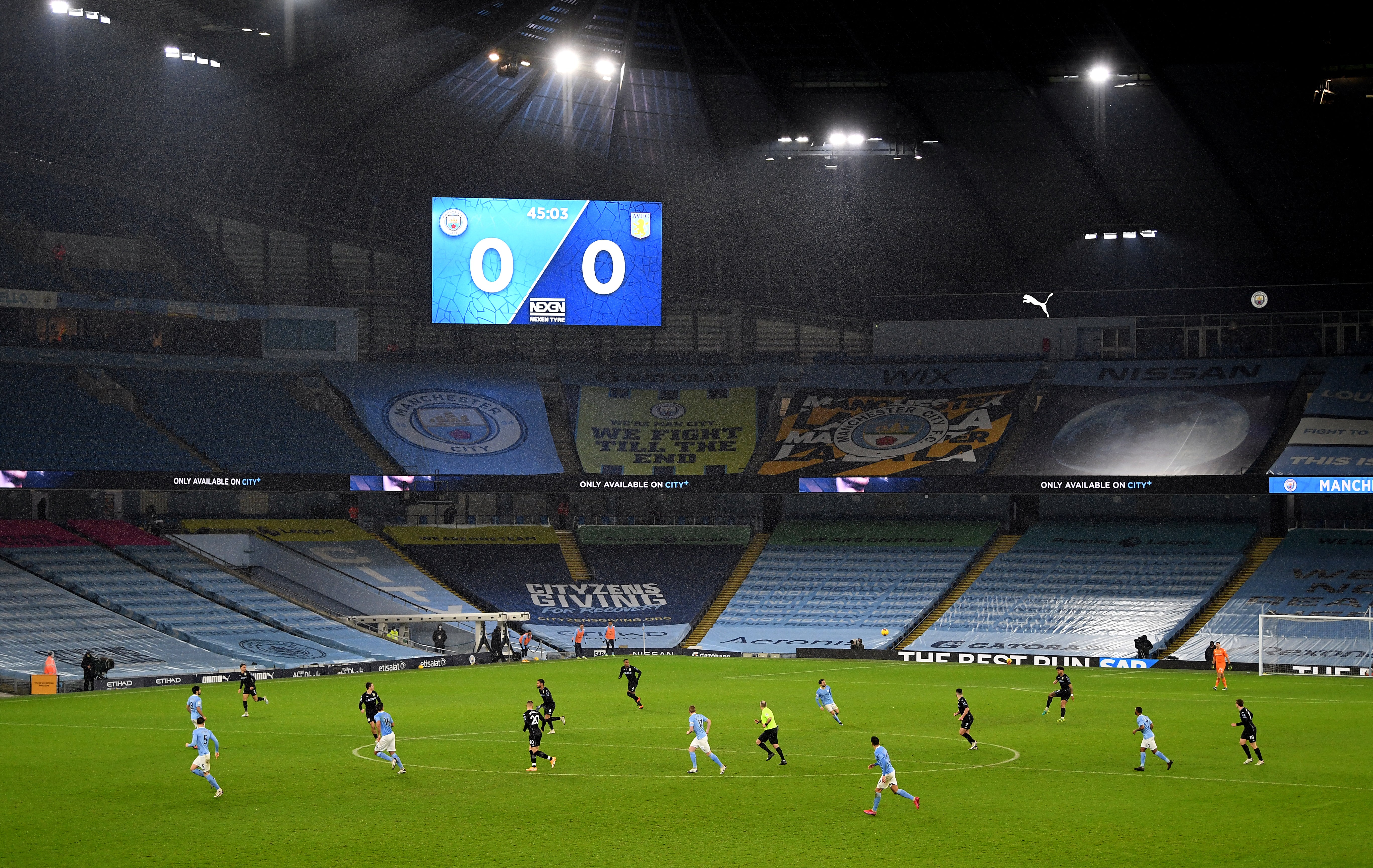 Pep Guardiola does not want to see games at the Etihad Stadium played behind closed doors again (Shaun Botterill/PA)