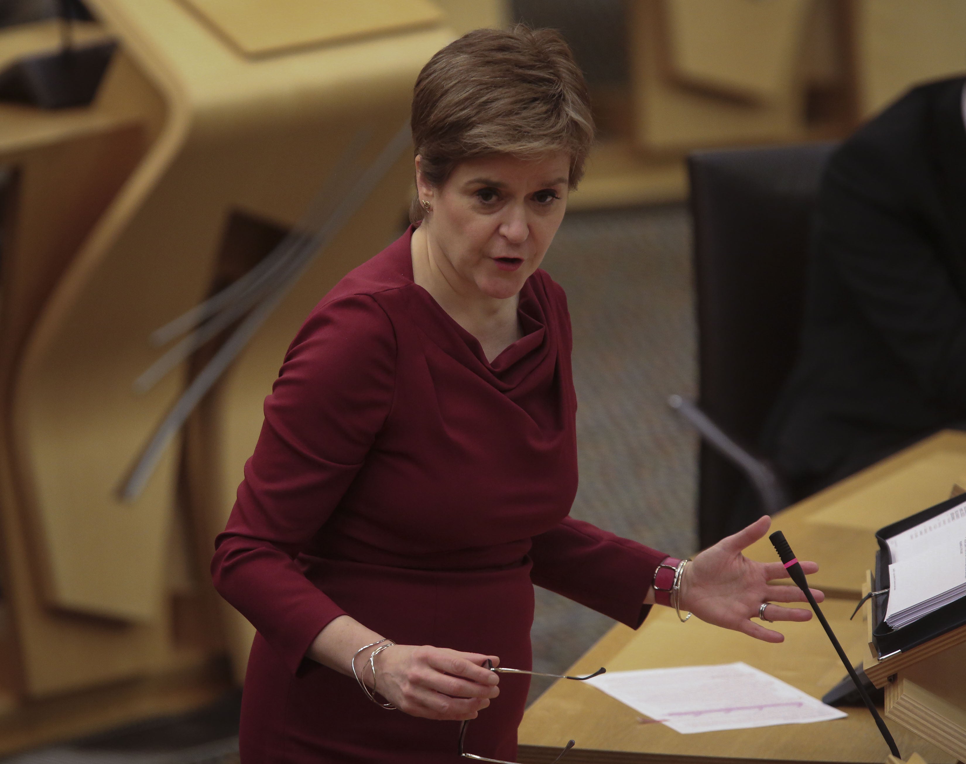Nicola Sturgeon announced the changes earlier this week (Fraser Bremner/Daily Mail/PA)