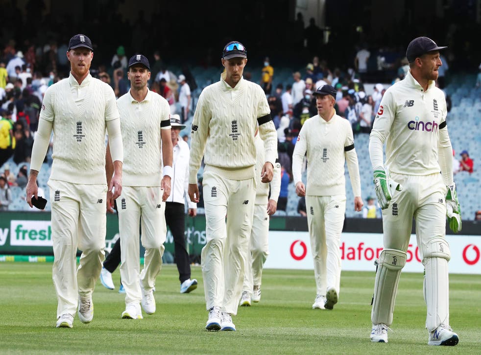 England’s batting crumpled once again in Melbourne (Jason O’Brien/PA)