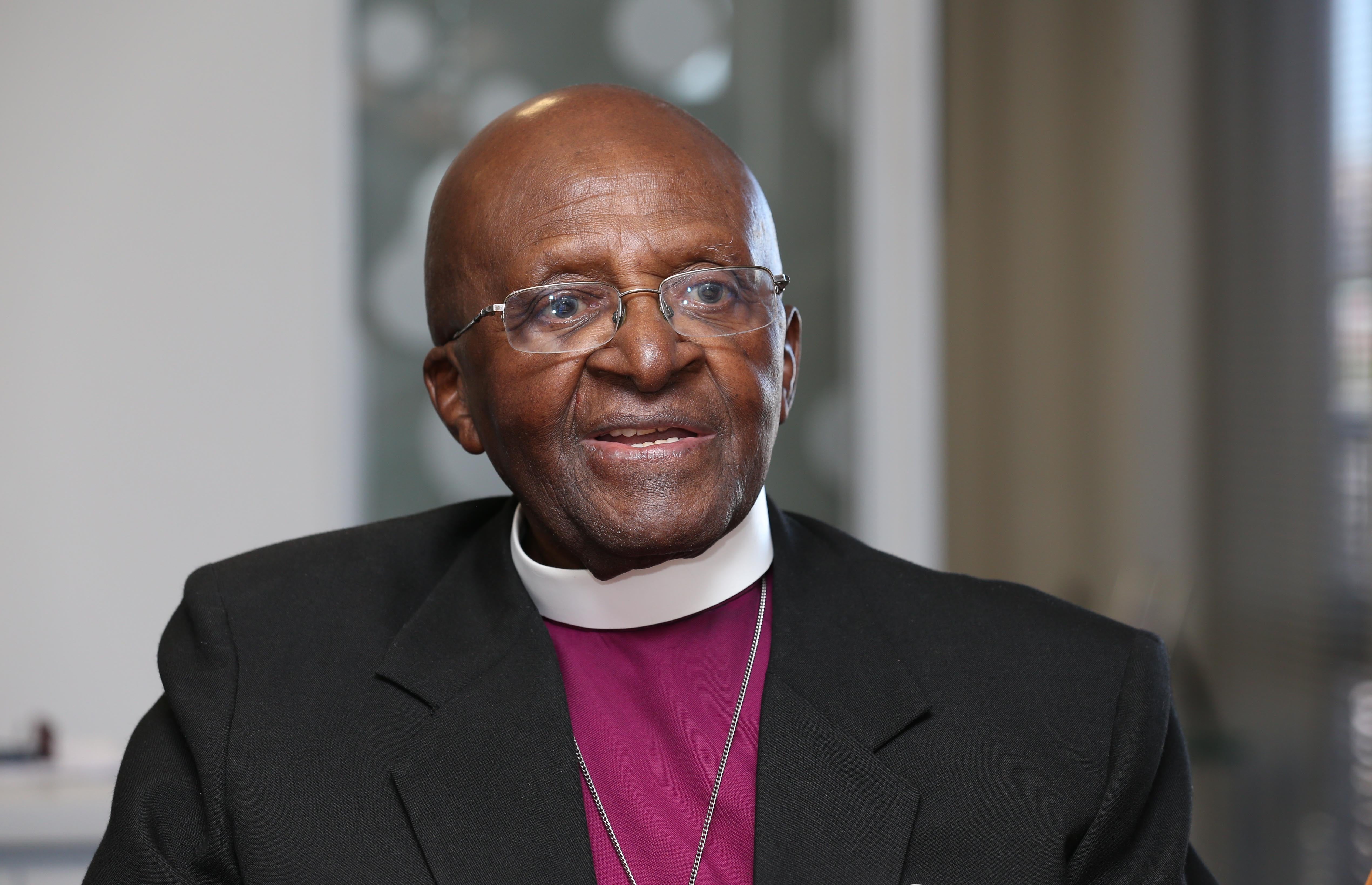 Archbishop Desmond Tutu, who has died aged 90