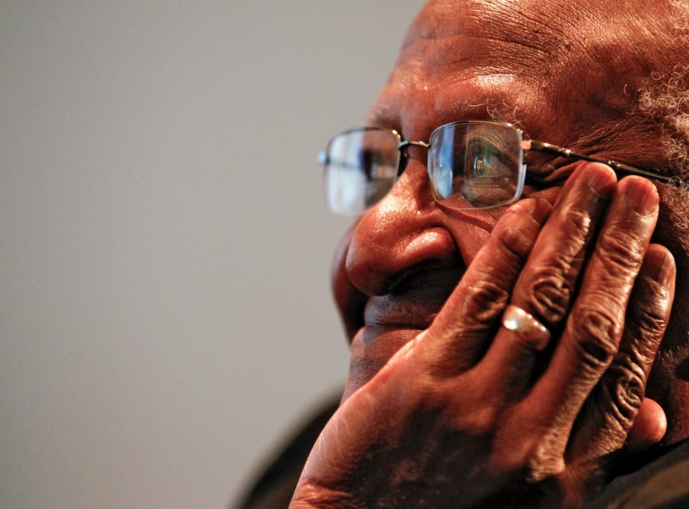 <p>File photo: Archbishop Desmond Tutu listens to speeches at at event in Cape Town, South Africa, 30 July 2010</p>