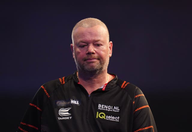 Raymond Van Barneveld tested positive for coronavirus after his second-round defeat at the World Championship (Adam Davy/PA)