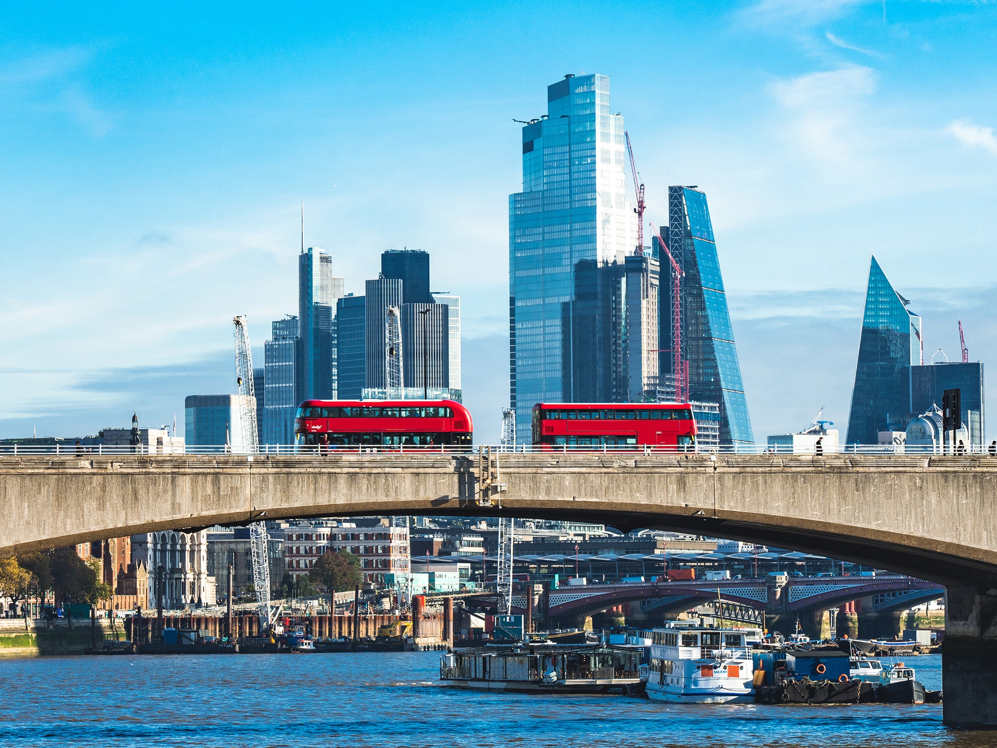 Waterloo Bridge, the single greatest Thames crossing in the capital