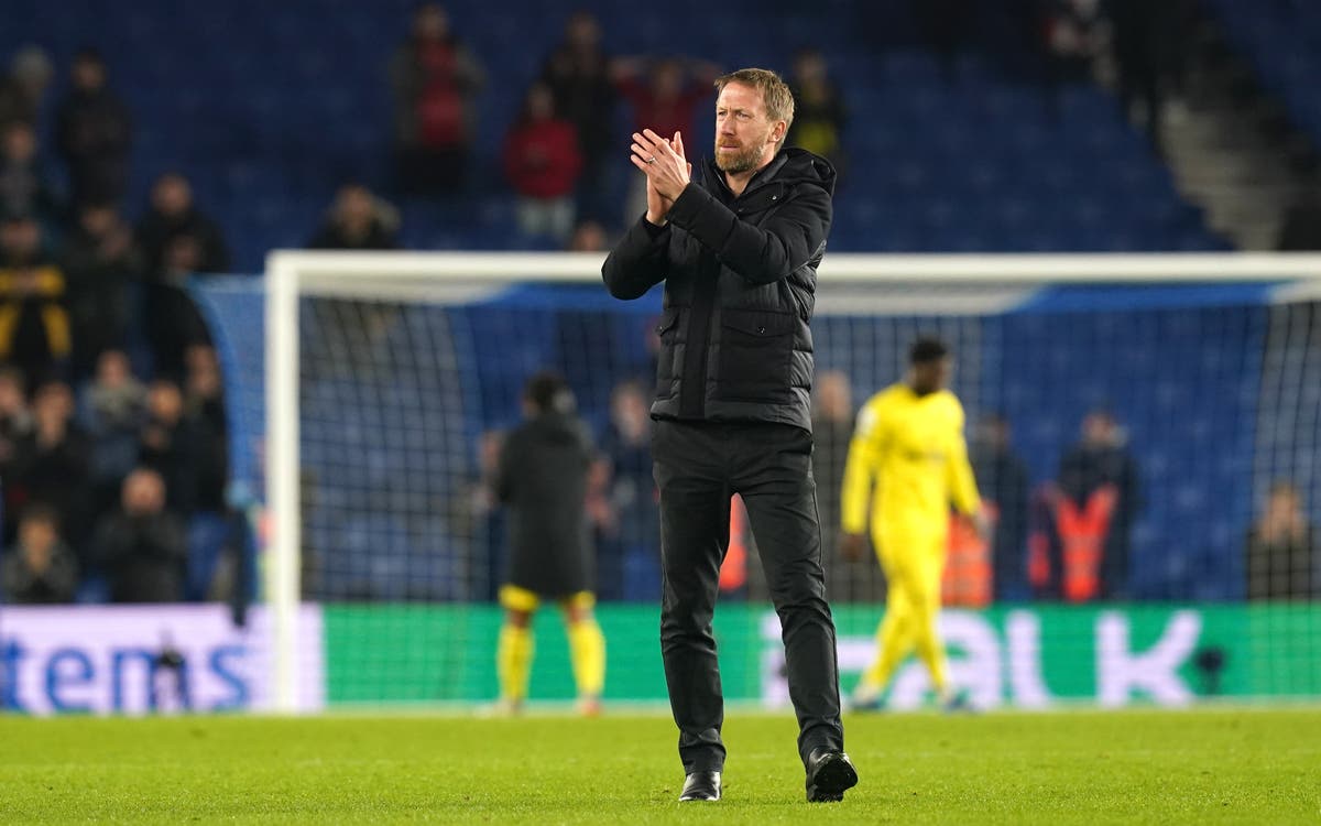 Graham Potter happy to turn the page on Brighton&rsquo;s winless run