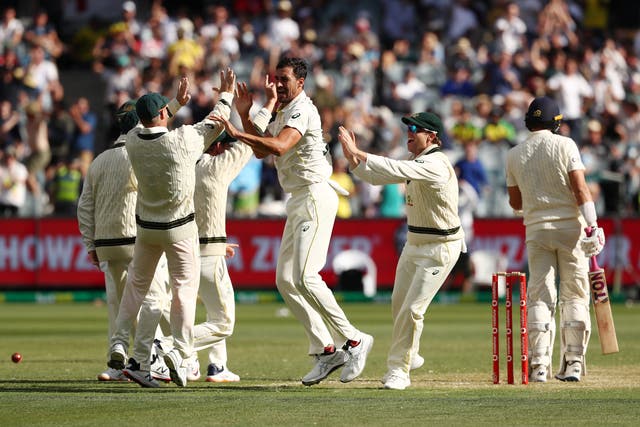 England are in deep trouble against Australia (Jason O’Brien/PA)
