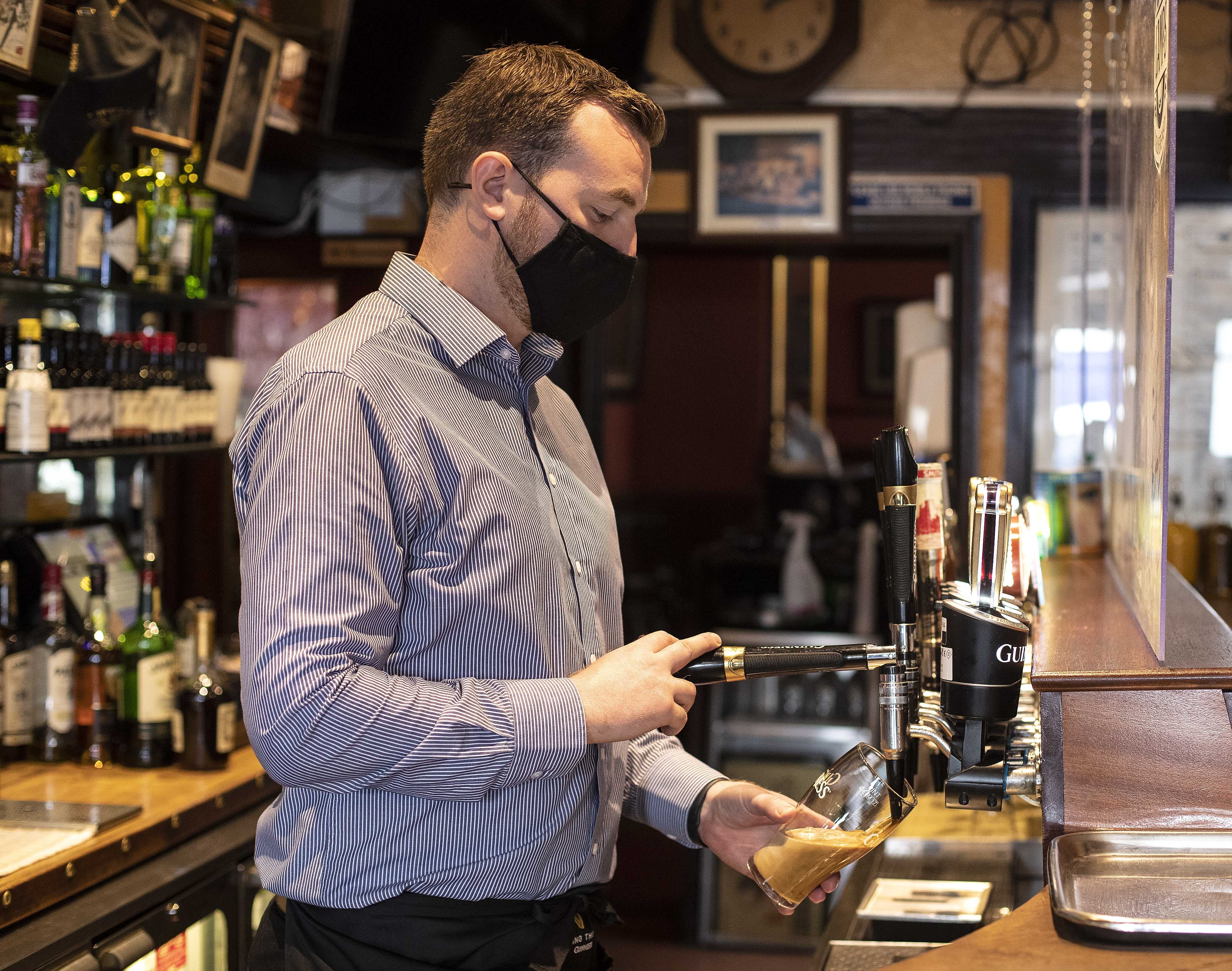 Pubs are among the sectors affected by the new rules (Damien Eagers/PA)