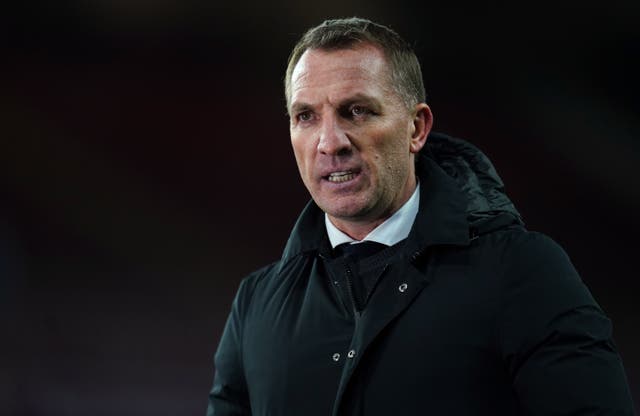 Brendan Rodgers feels it is “ridiculous” that Leicester must play on both December 26 and 28 (Nick Potts/PA)