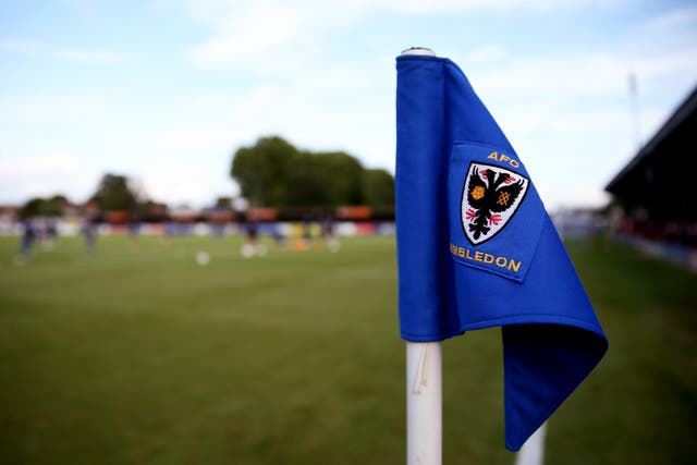 AFC Wimbledon say clubs should be accountable for postponing matches for Covid-19-related reasons (Steven Paston/PA)