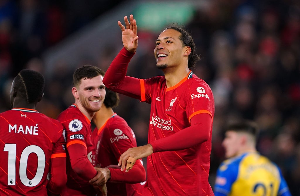 Jurgen Klopp says Liverpool’s defence is key to recent success as Virgil Van Dijk returns