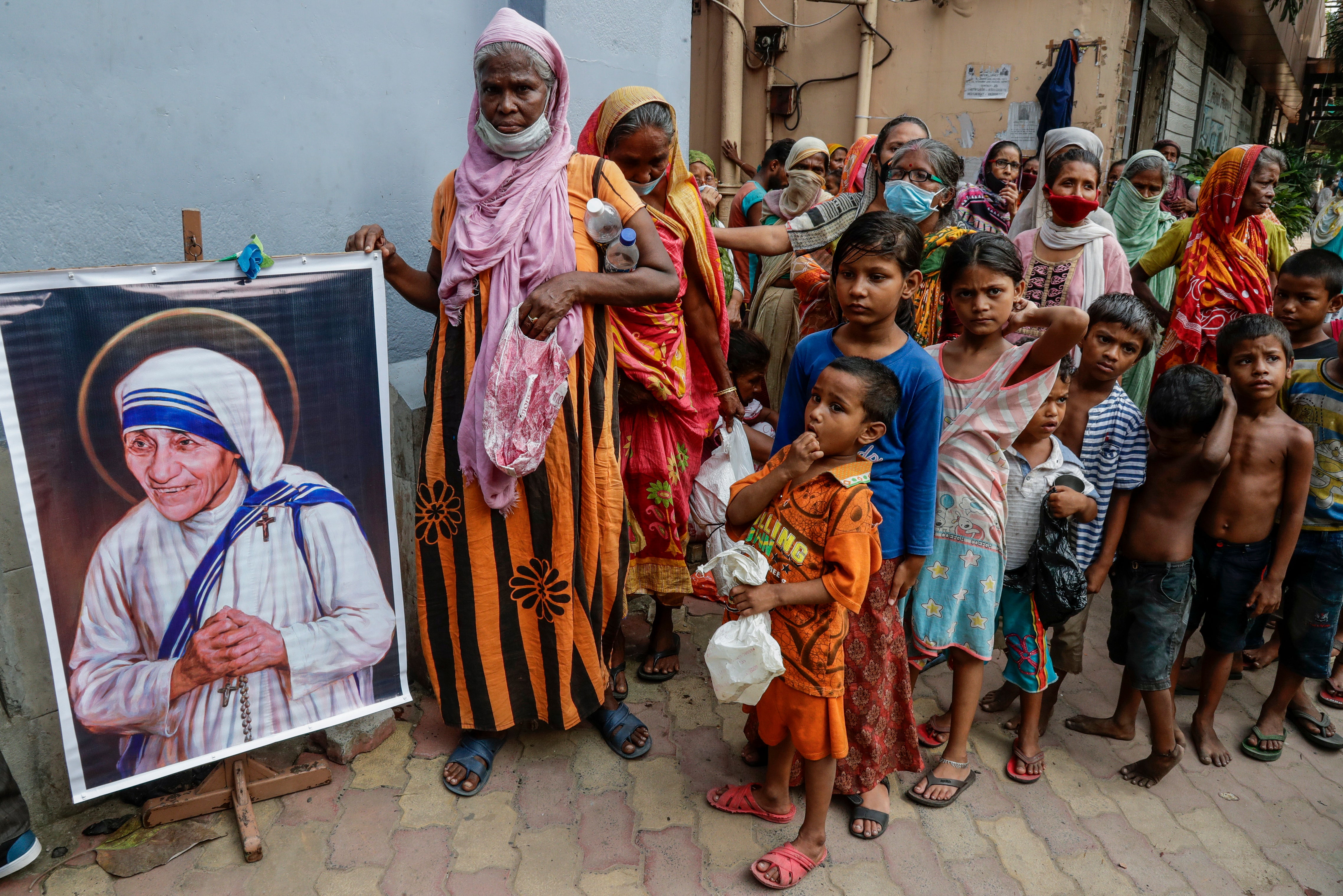 Missionaries of Charity operates nearly 250 homes for orphans, the destitute and AIDS patients in India