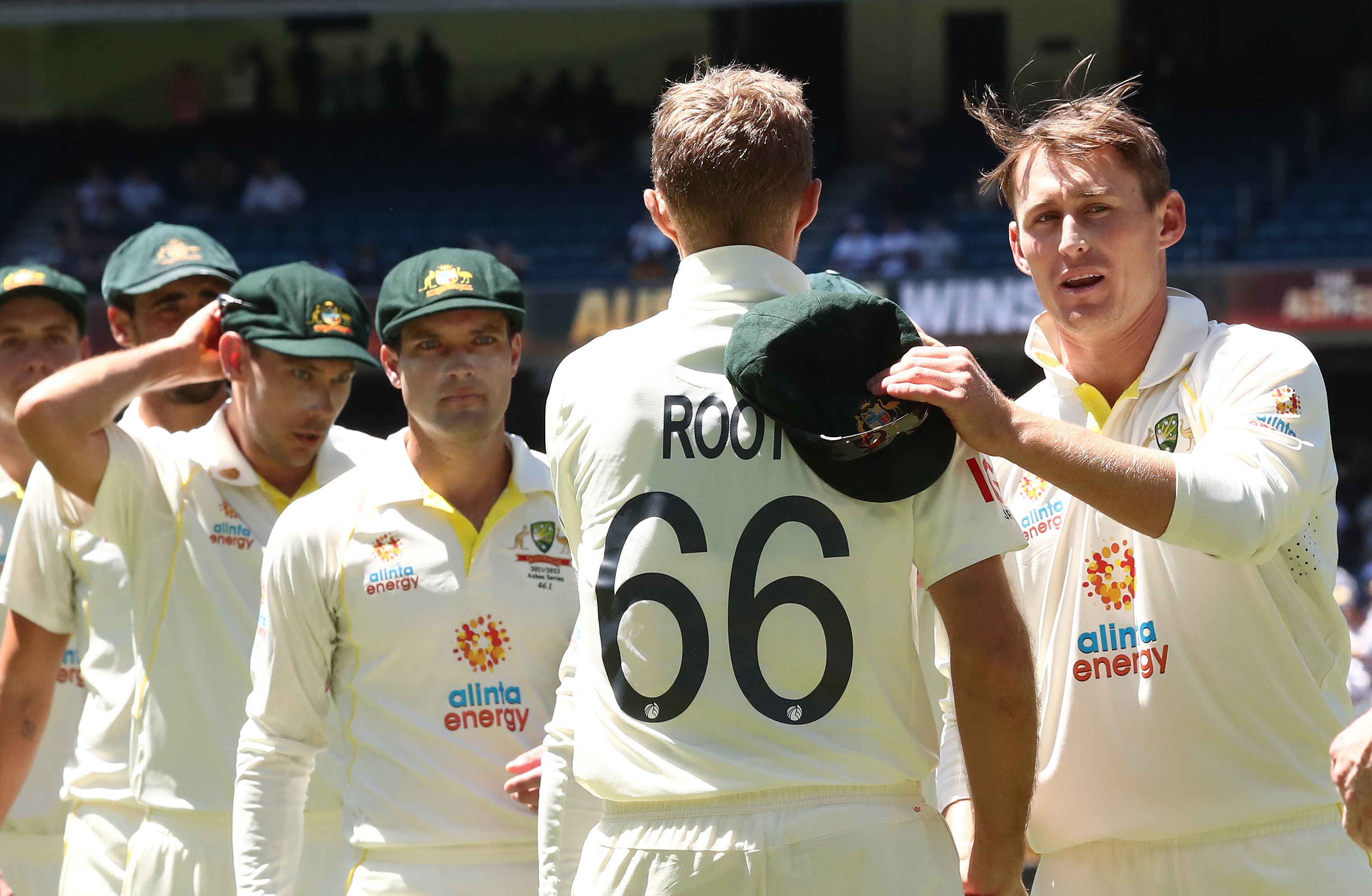 Australia were celebrating another memorable Ashes victory after condemning a shambolic England to the latest defeat in an excruciating tour (Jason O’Brien/PA)