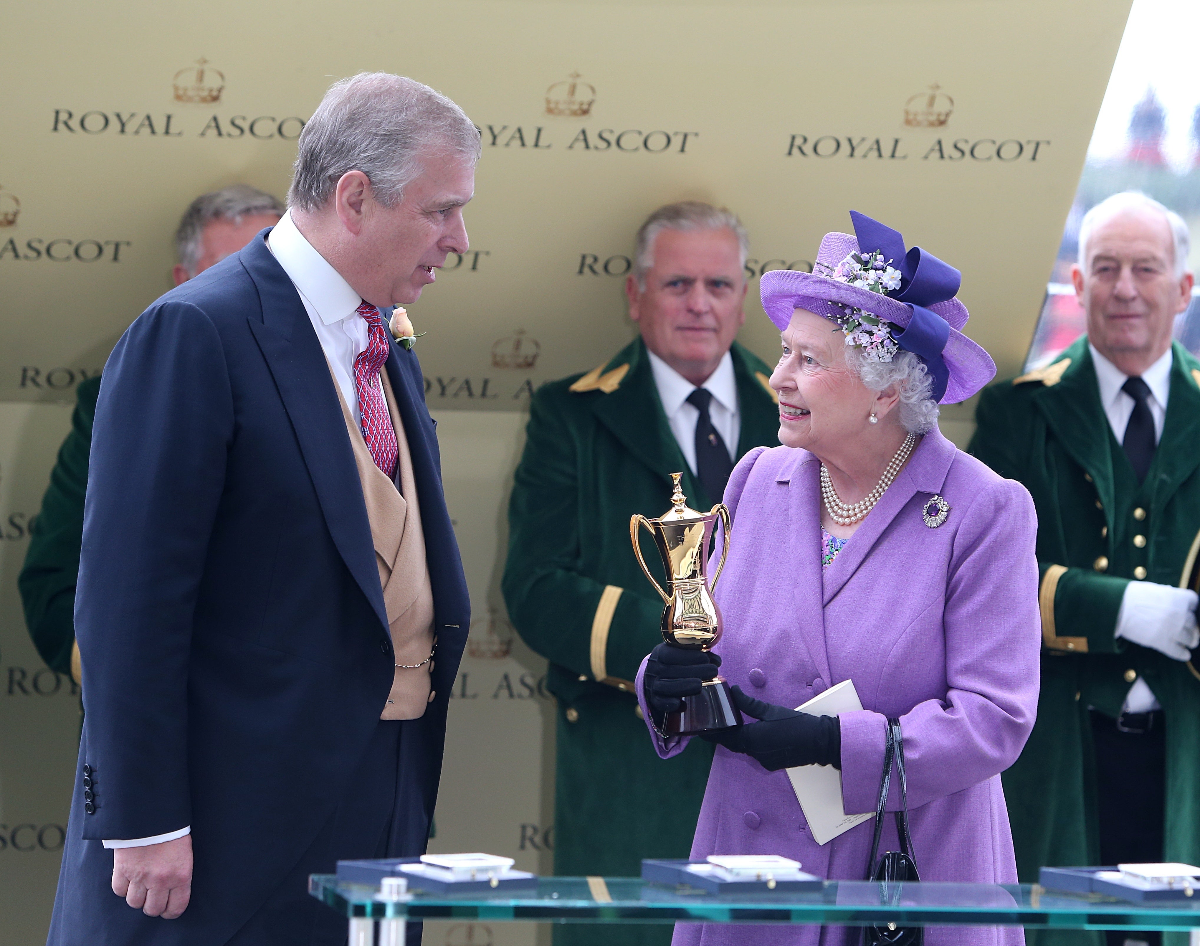 The Duke of York with his mother the Queen (Steve Parsons/PA)