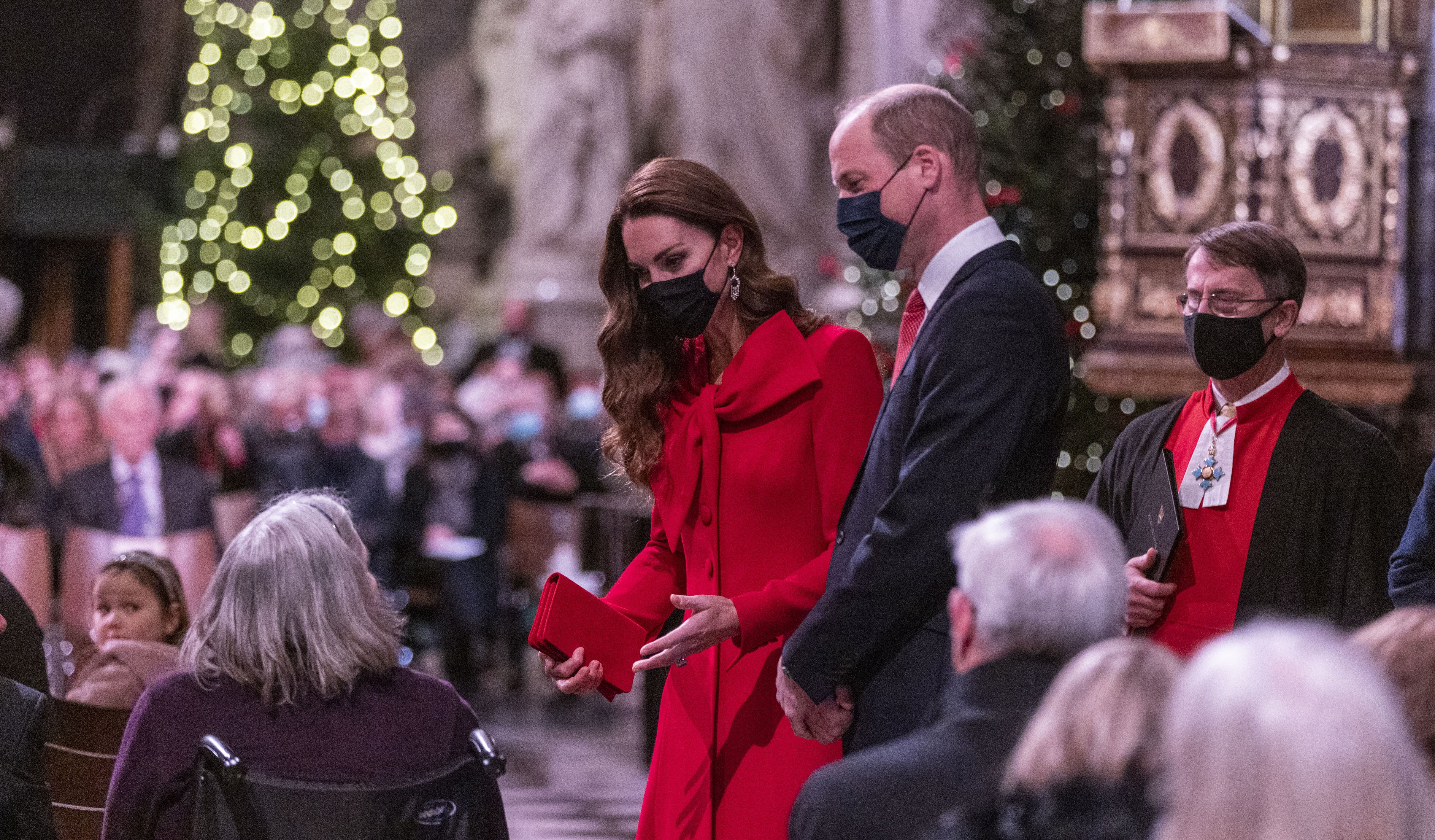 Kate at her Together at Christmas carol concert in Westminster Abbey (Heathcliff O’Malley/PA)