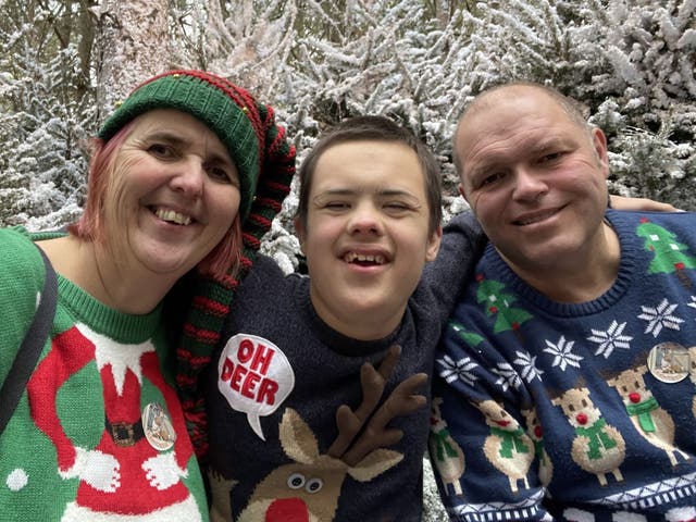 <p>Angela and Stephen Ralph care for their son, Sam, and Stephen’s mother </p>