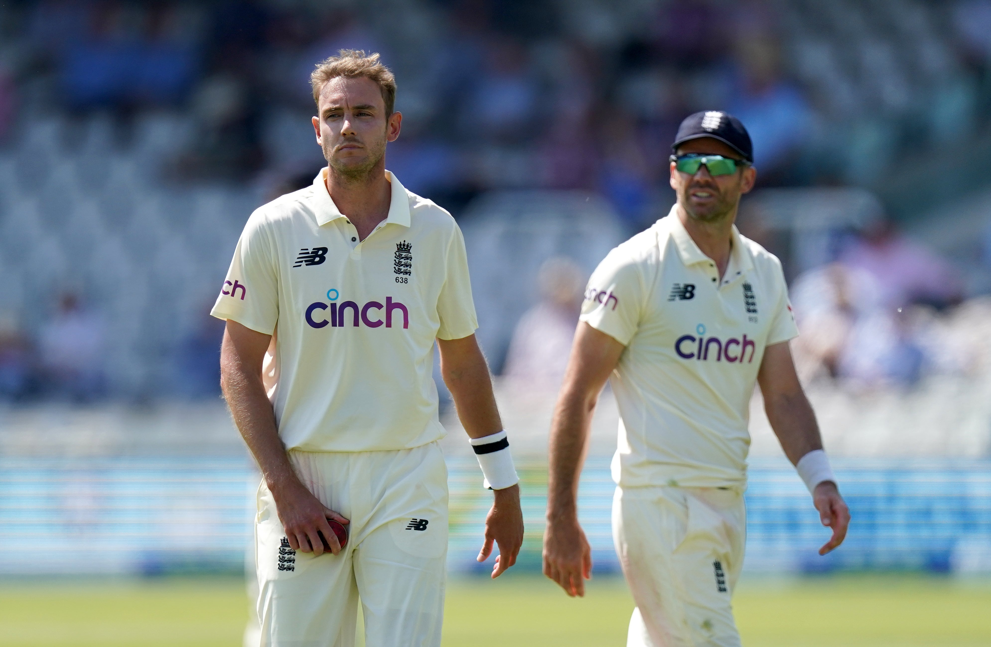 Stuart Broad (left) and James Anderson returned in Adelaide after being curiously left out in Brisbane (Adam Davy/PA)