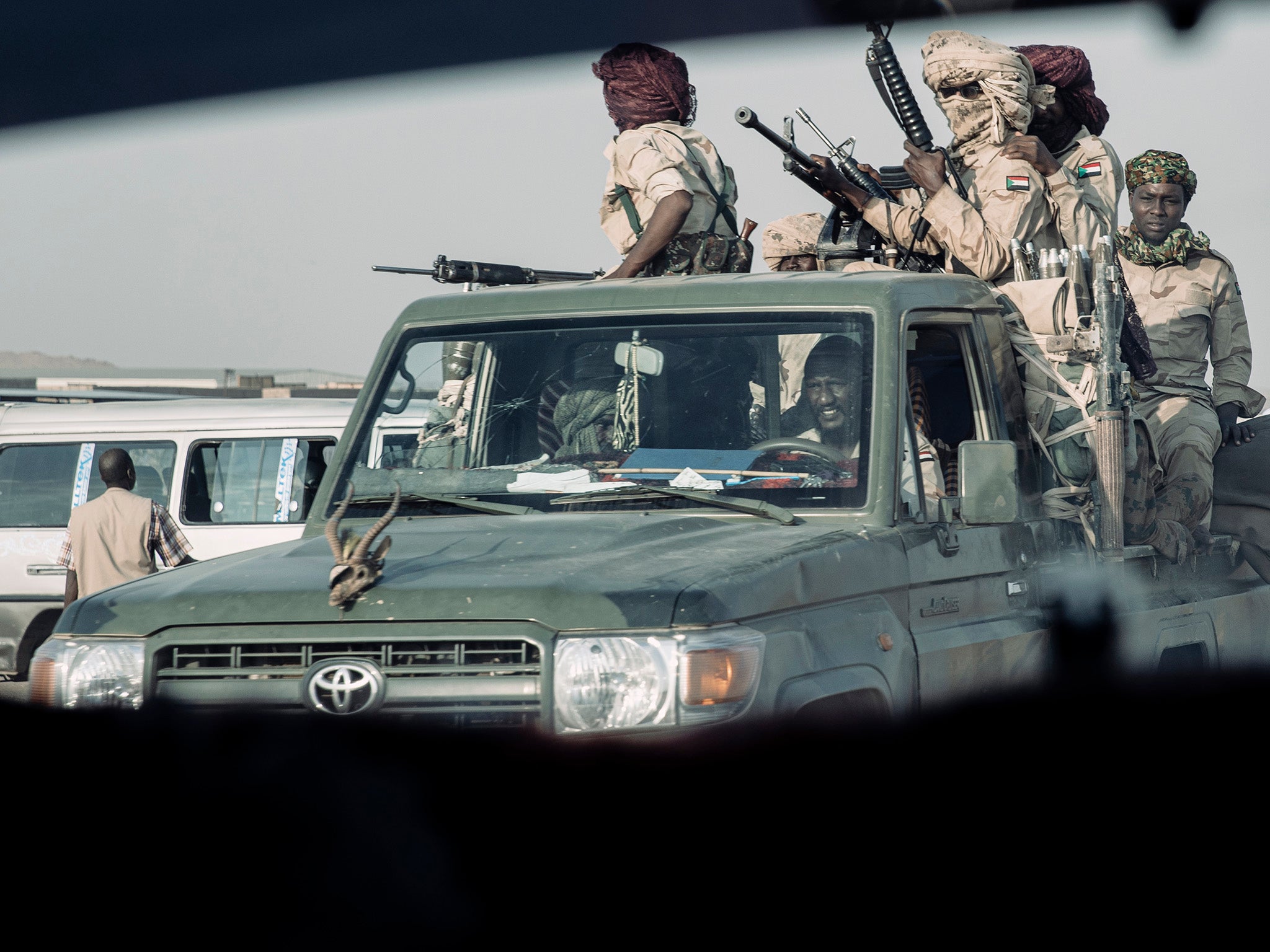 The paramilitary Rapid Support Forces, which have their origins in the Janjaweed militia group or devils on horseback, which disbanded following the Darfur Peace Agreement of 2011