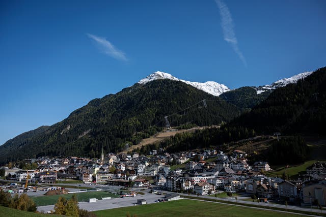 <p>File photo: A view of the Tyrolean winter sports town Ischgl in Austria, 19 October 2020</p>
