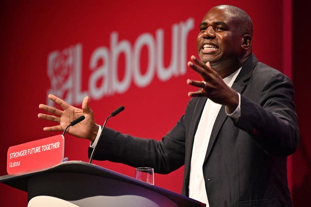 <p>Mr Lammy also described his belief in a “rainbow coalition approach to politics”</p>
