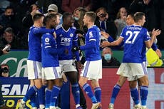 Ademola Lookman and Kasper Schmeichel earn Leicester win over Liverpool