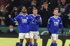 Ademola Lookman gives Leicester victory and puts dent in Liverpool title bid