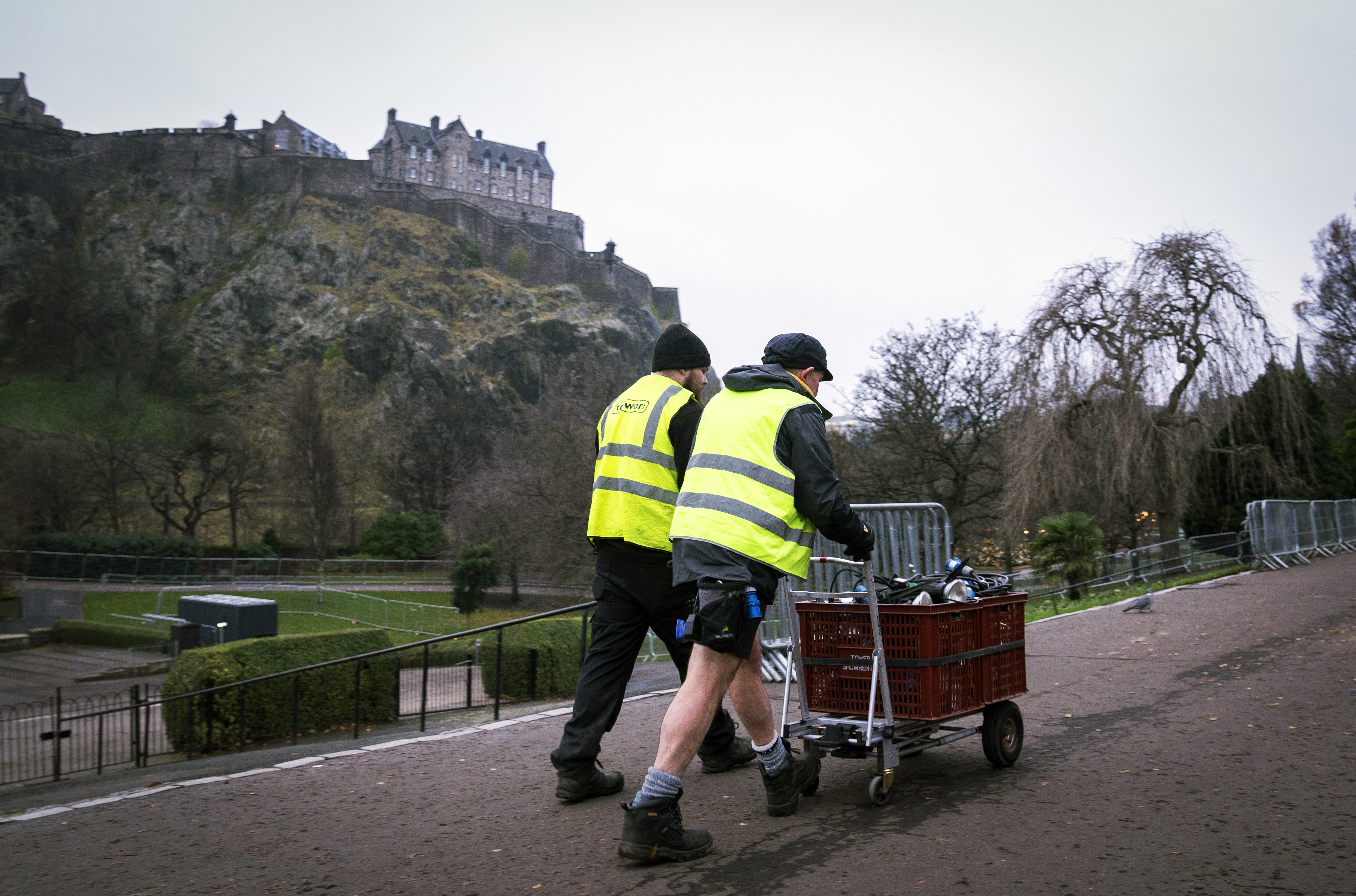 Scottish Government Covid restrictions have resulted in the cancellation of Edinburgh’s Hogmanay celebrations (Jane Barlow/PA)