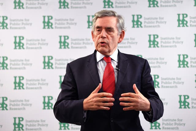 Gordon Brown (Victoria Jones/PA)
