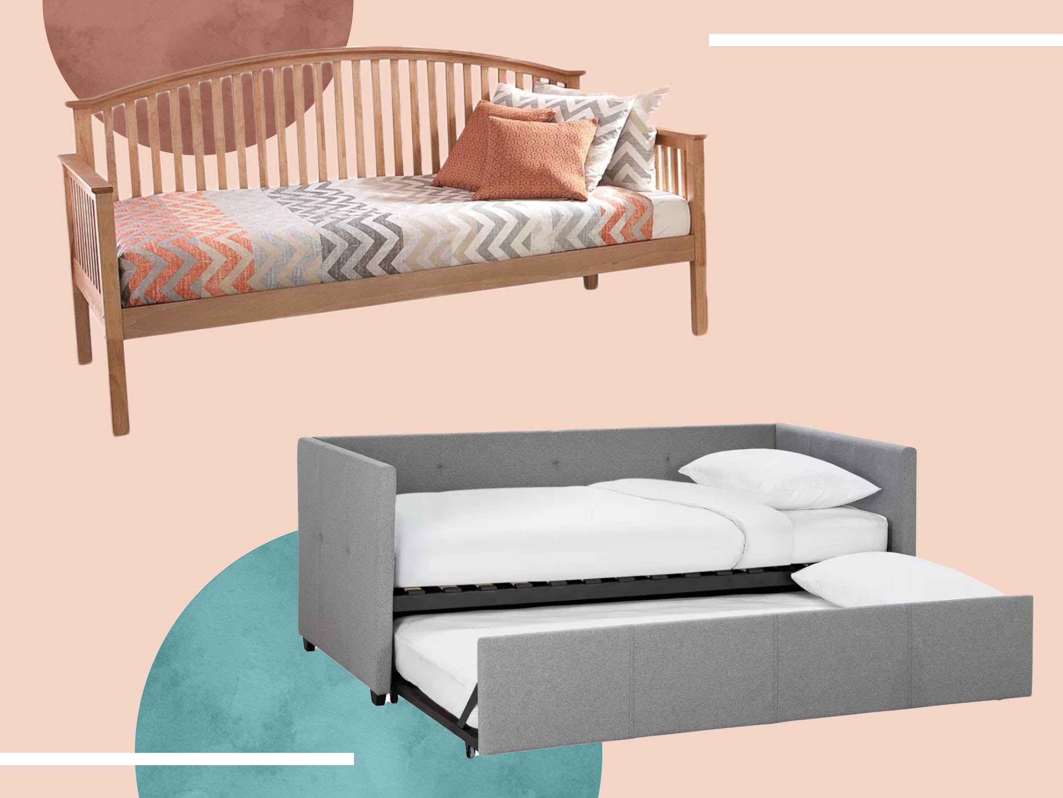 Mattresses are usually sold separately from the day bed, so you’ll need to factor that into your budget