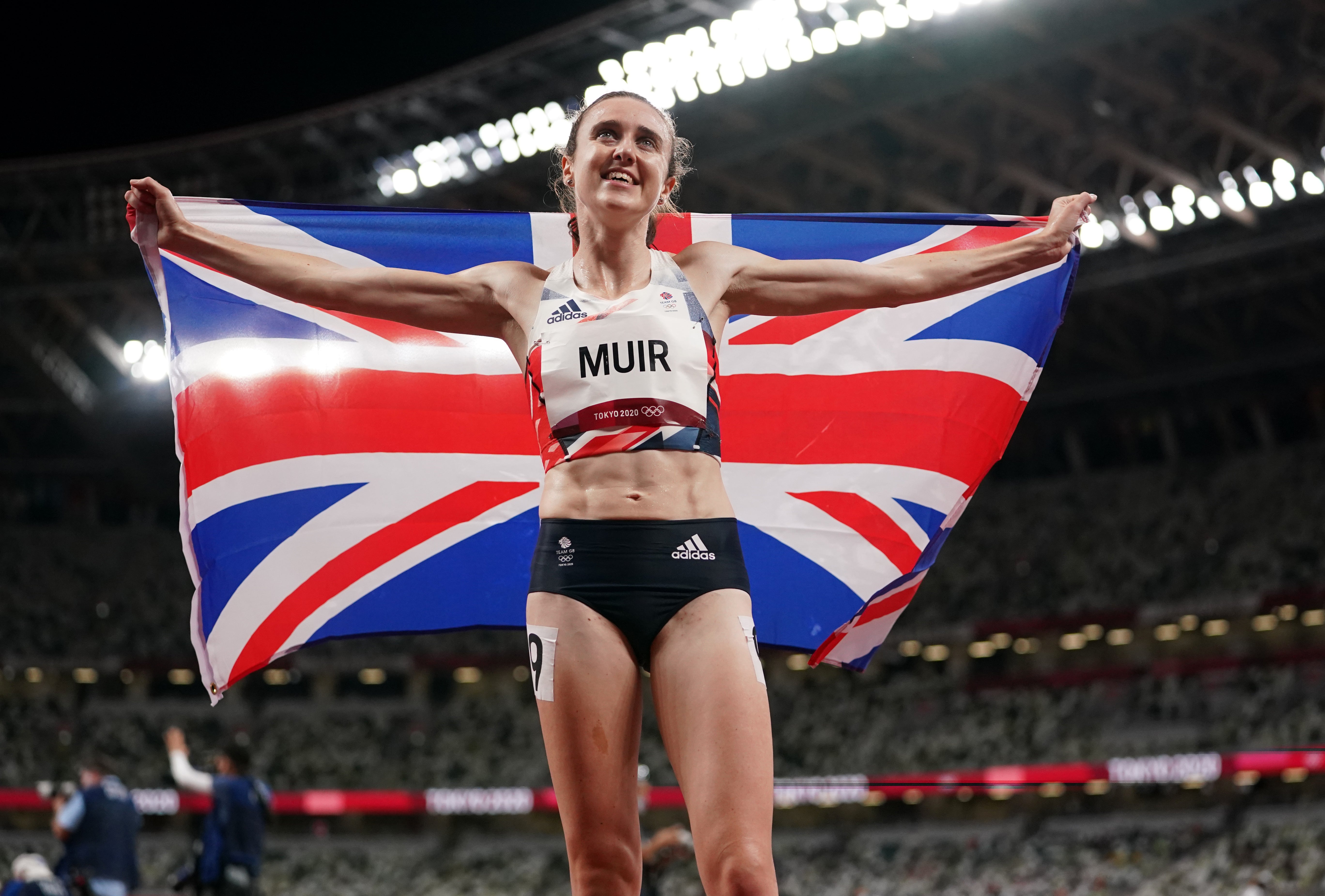 Great Britain’s Laura Muir takes silver in Tokyo (Martin Rickett/PA)