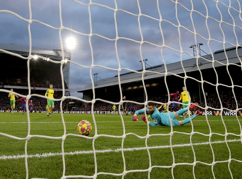Norwich suffered a heavy defeat to Crystal Palace (Steven Paston/PA)
