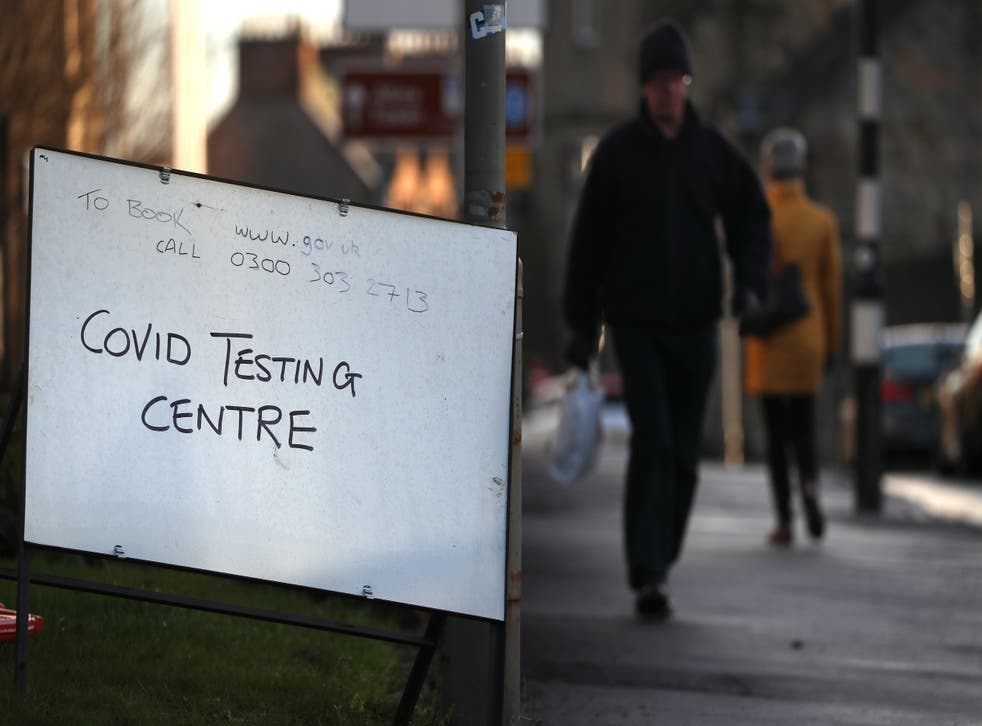 PCR testing is currently unavailable at most sites across Scotland (Andrew Milligan/PA)