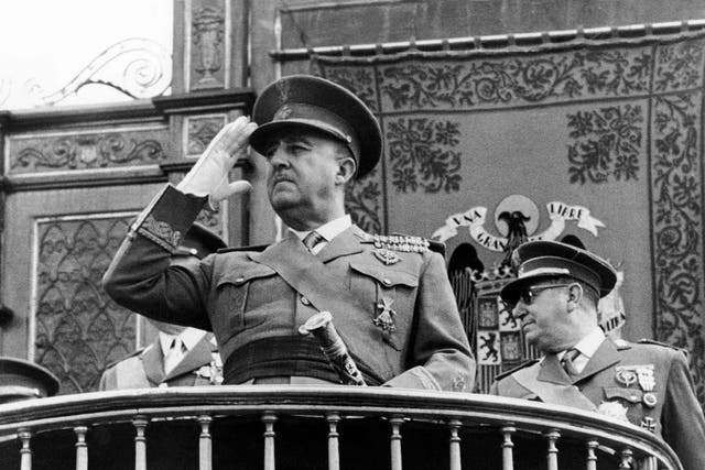 <p>General Franco in the 1960s</p>