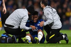 Injuries pile up for Chelsea ahead of crunch clash with title rivals Liverpool