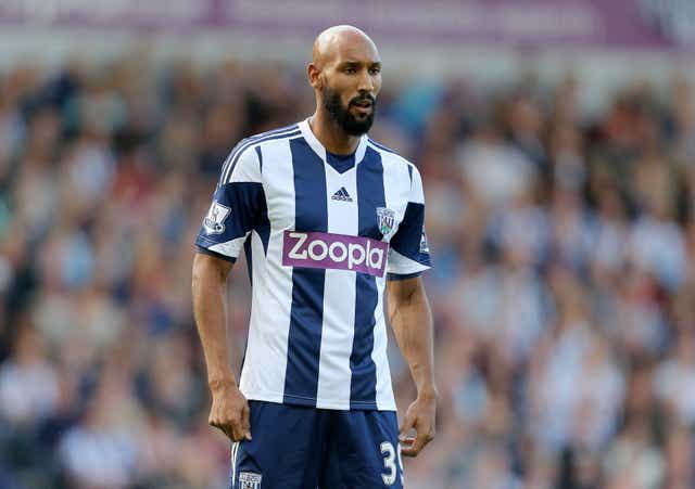 West Brom striker Nicolas Anelka was suspended and fined for his controversial ‘quenelle’ goal celebration in 2013 (Nick Potts/PA)