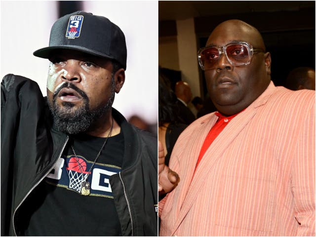 <p>Ice Cube and Faizon Love</p>