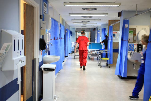 Doctors’ leaders warned ongoing pressure from the Covid pandemic may see the NHS forced to ‘support urgent healthcare services only’ (Peter Byrne/PA)