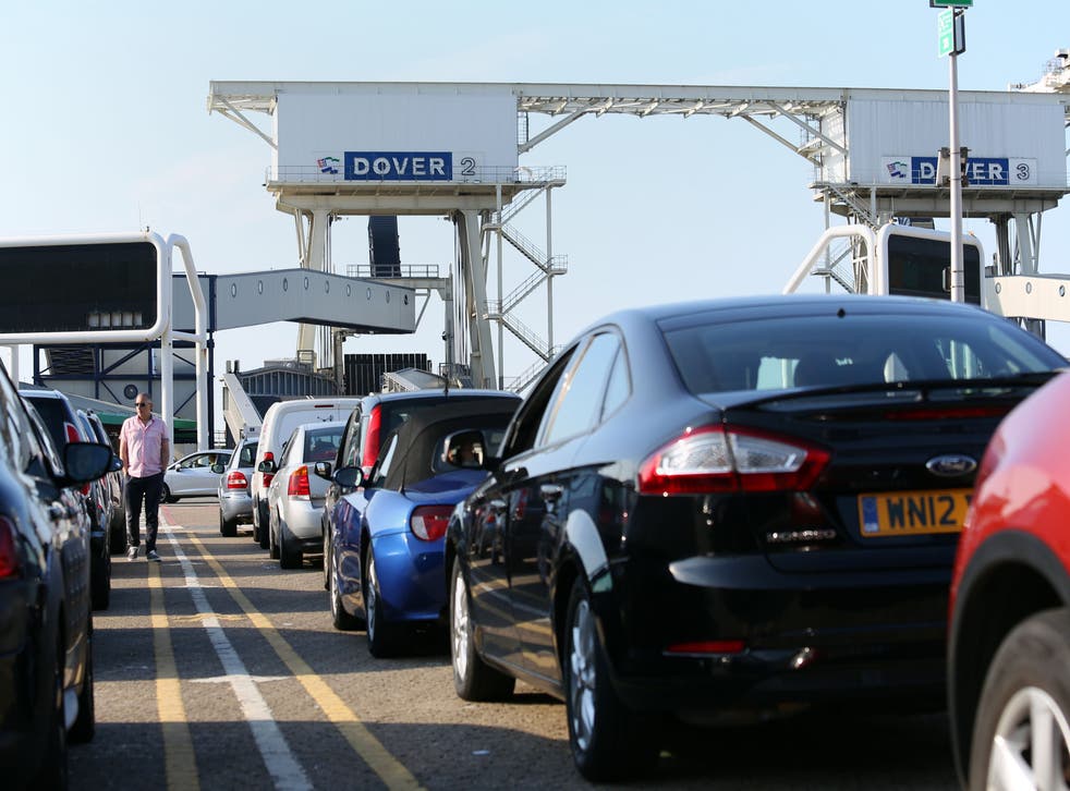 France has banned UK nationals from travelling by car across the country to homes in other EU nations (Philip Toscano/PA)