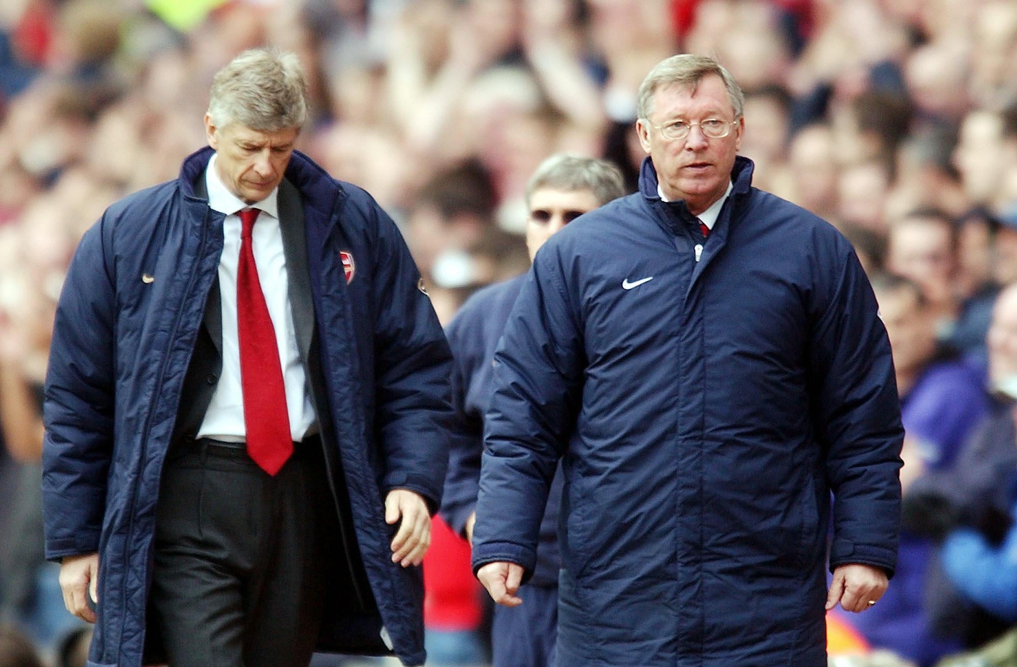 Alex Ferguson and Arsene Wenger, left, initially had a notoriously frosty relationship (Rui Vieira/PA)