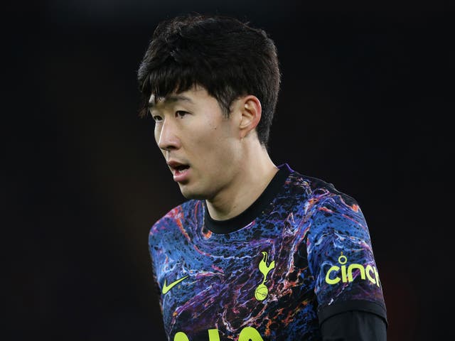 <p>Tottenham forward Son Heung-min</p>