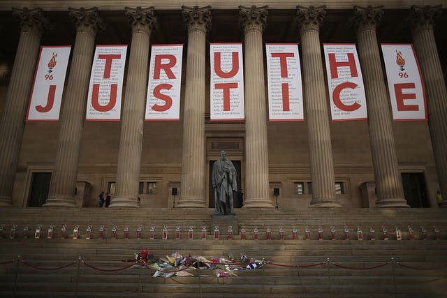 <p>Families of the Hillsborough victims fought a long campaign for the truth </p>