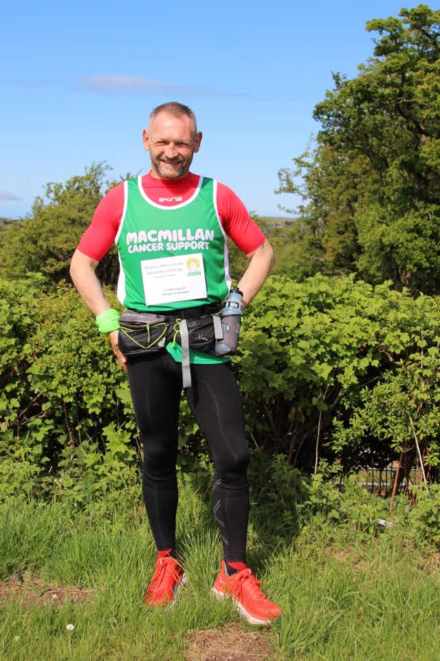 Fundraiser Gary McKee, 52, is preparing to run a marathon every day of 2022 (Elwyn Evans/PA)