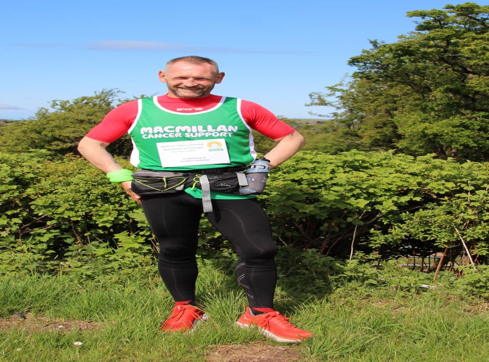 Fundraiser Gary McKee, 52, is preparing to run a marathon every day of 2022 (Elwyn Evans/PA)