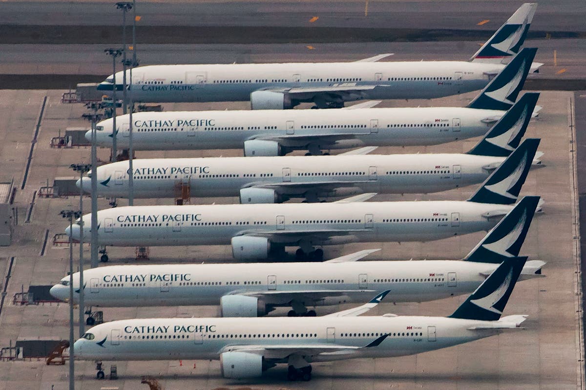 Cathay Pacific suspends cargo flights due to virus controls