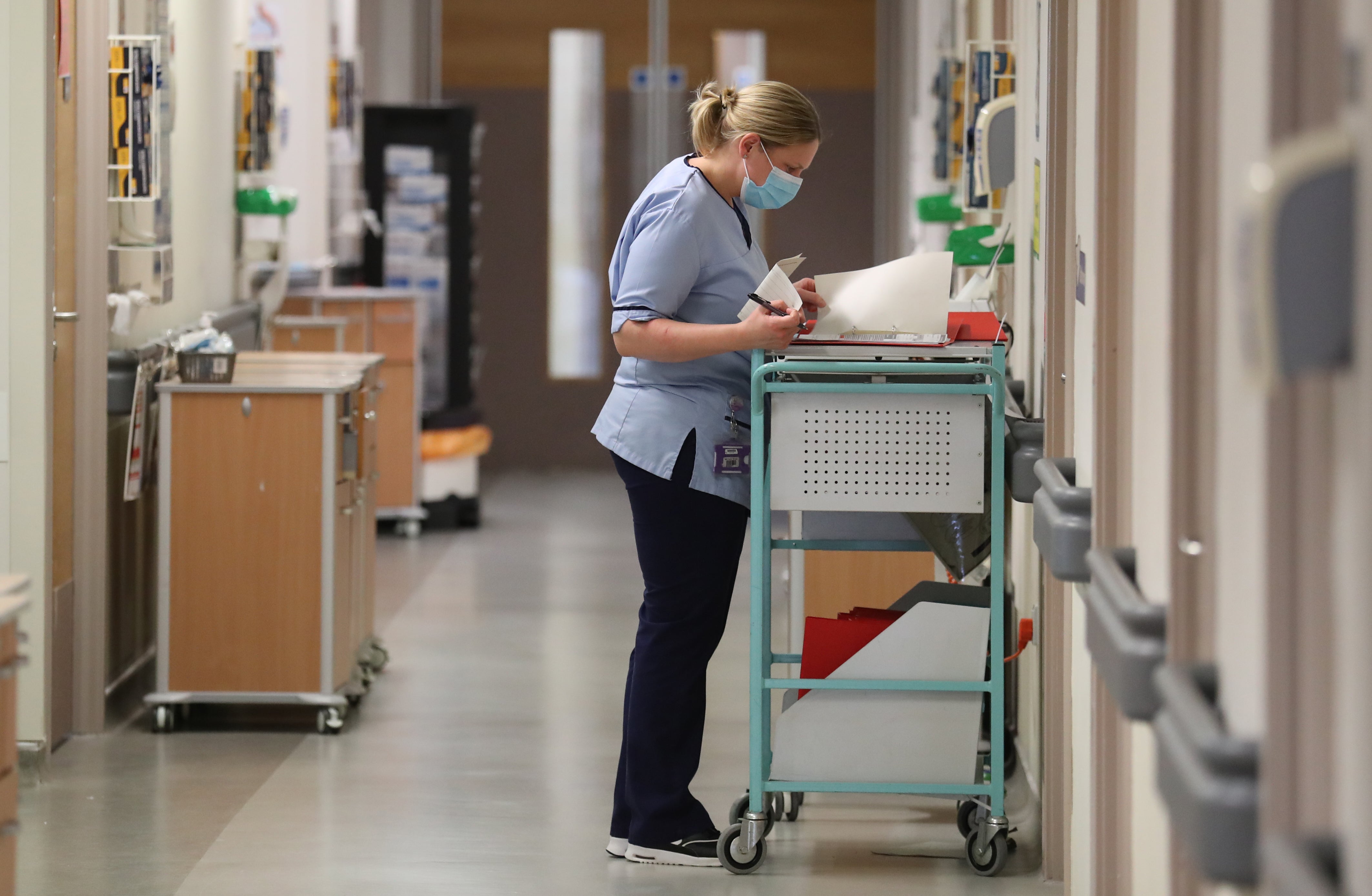 Professor James Chalmers said hospitals face a ‘substantial wave’ of Covid admissions in January and February (Andrew Milligan/PA)