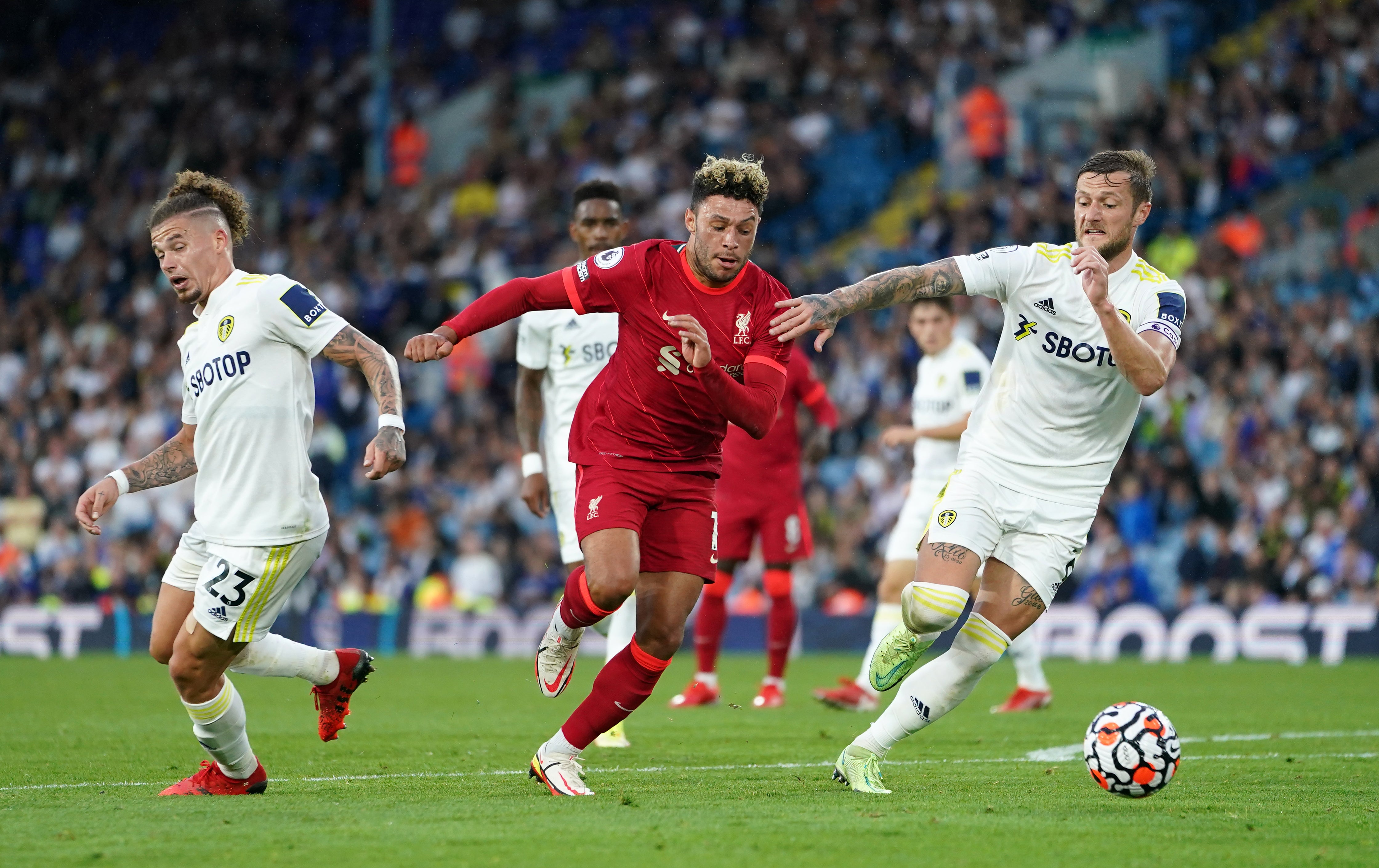 Kalvin Phillips (left) and Liam Cooper (right) are not set to return for Leeds until March (Mike Egerton/PA)