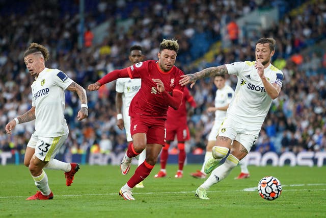 Kalvin Phillips (left) and Liam Cooper (right) are not set to return for Leeds until March (Mike Egerton/PA)